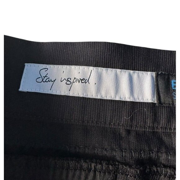 ESCADA Sport Women's Sz 34 Long US Sz 2 Black Straight Leg Pleated Dress Pants - Picture 7 of 10